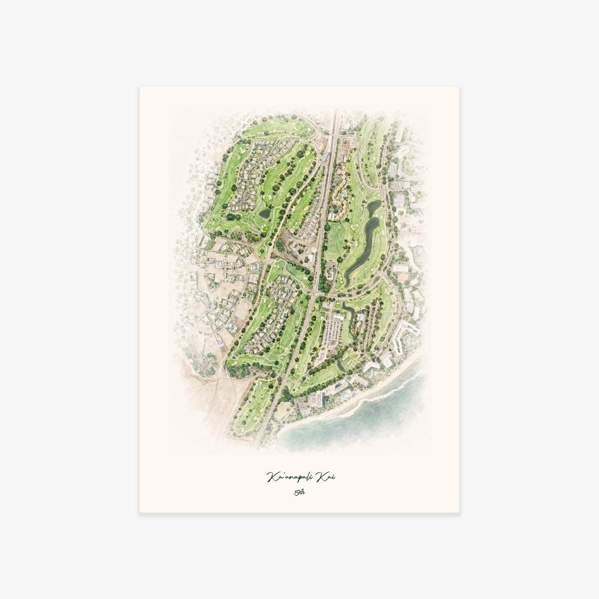 Ka'anapali Kai printed artwork