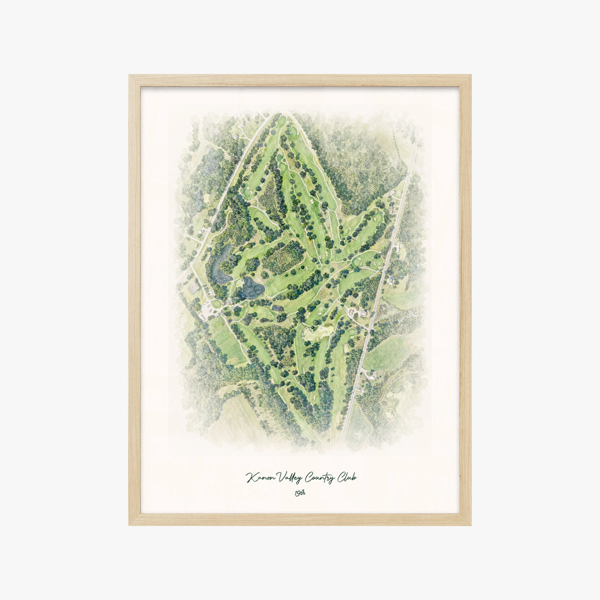 Kanon Valley Country Club wood frame