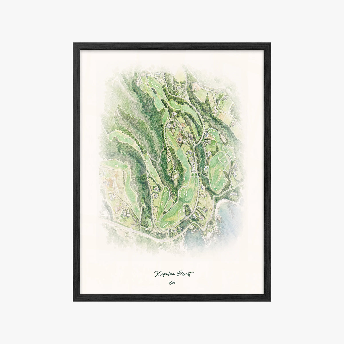 Kapalua Resort black frame