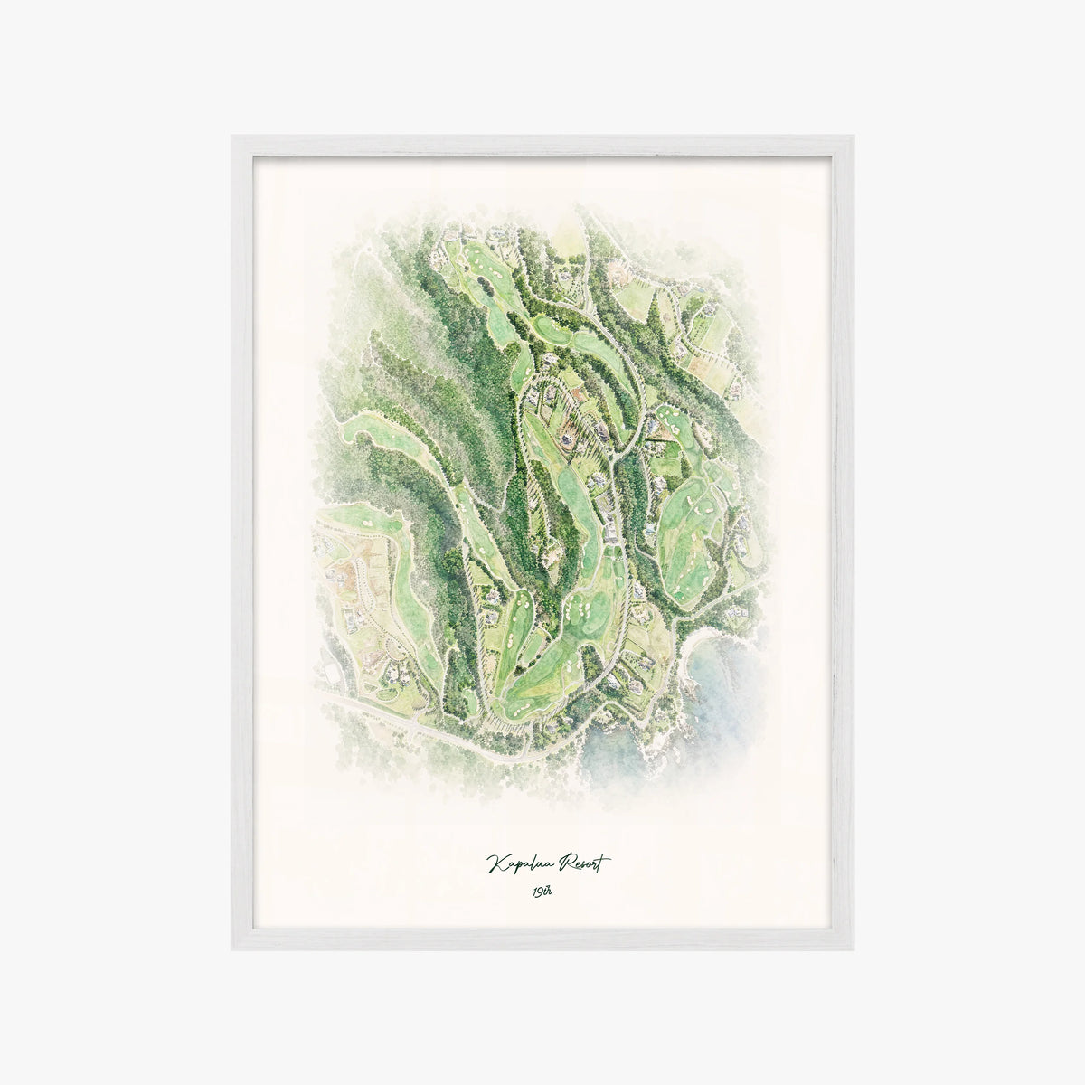 Kapalua Resort white frame