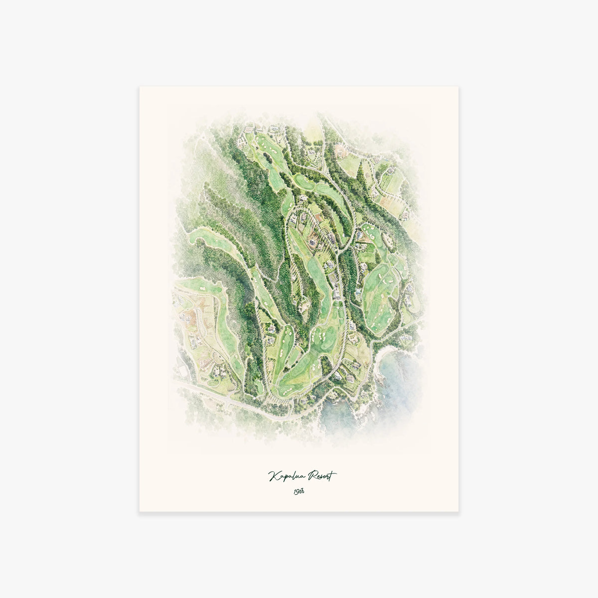 Kapalua Resort printed artwork