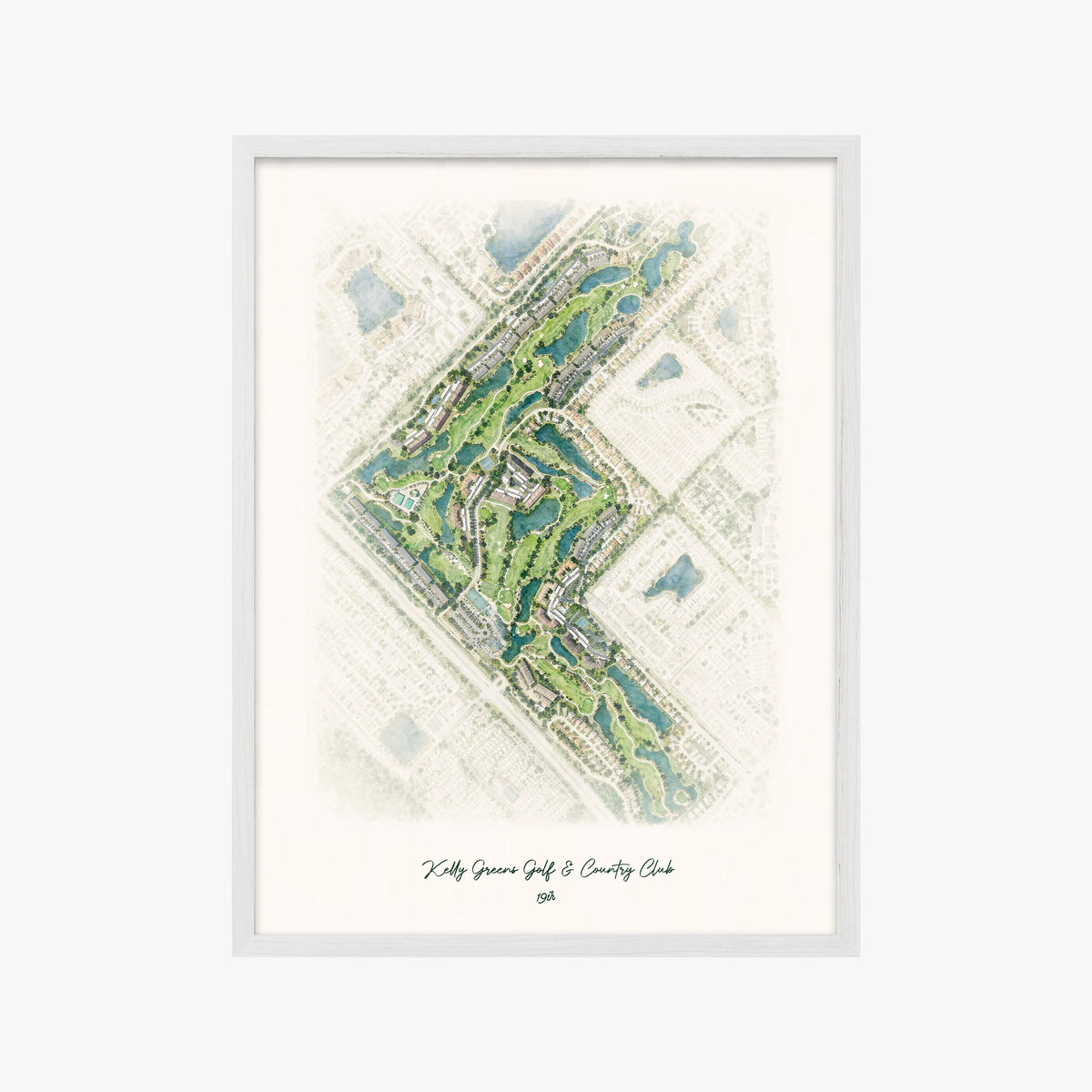 Kelly Greens Golf & Country Club white frame