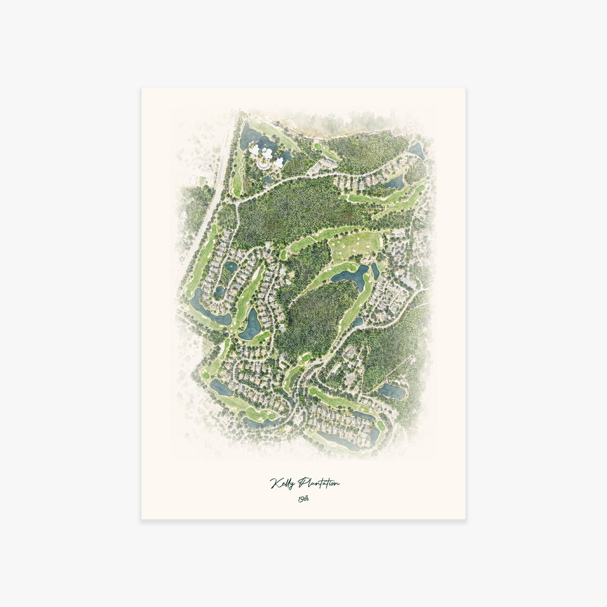 Kelly Plantation printed artwork