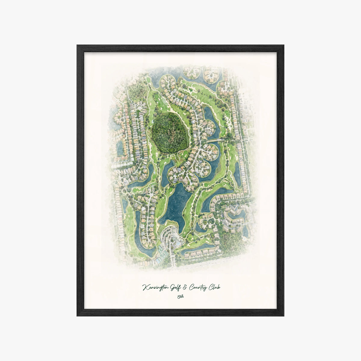 Kensington Golf & Country Club black frame