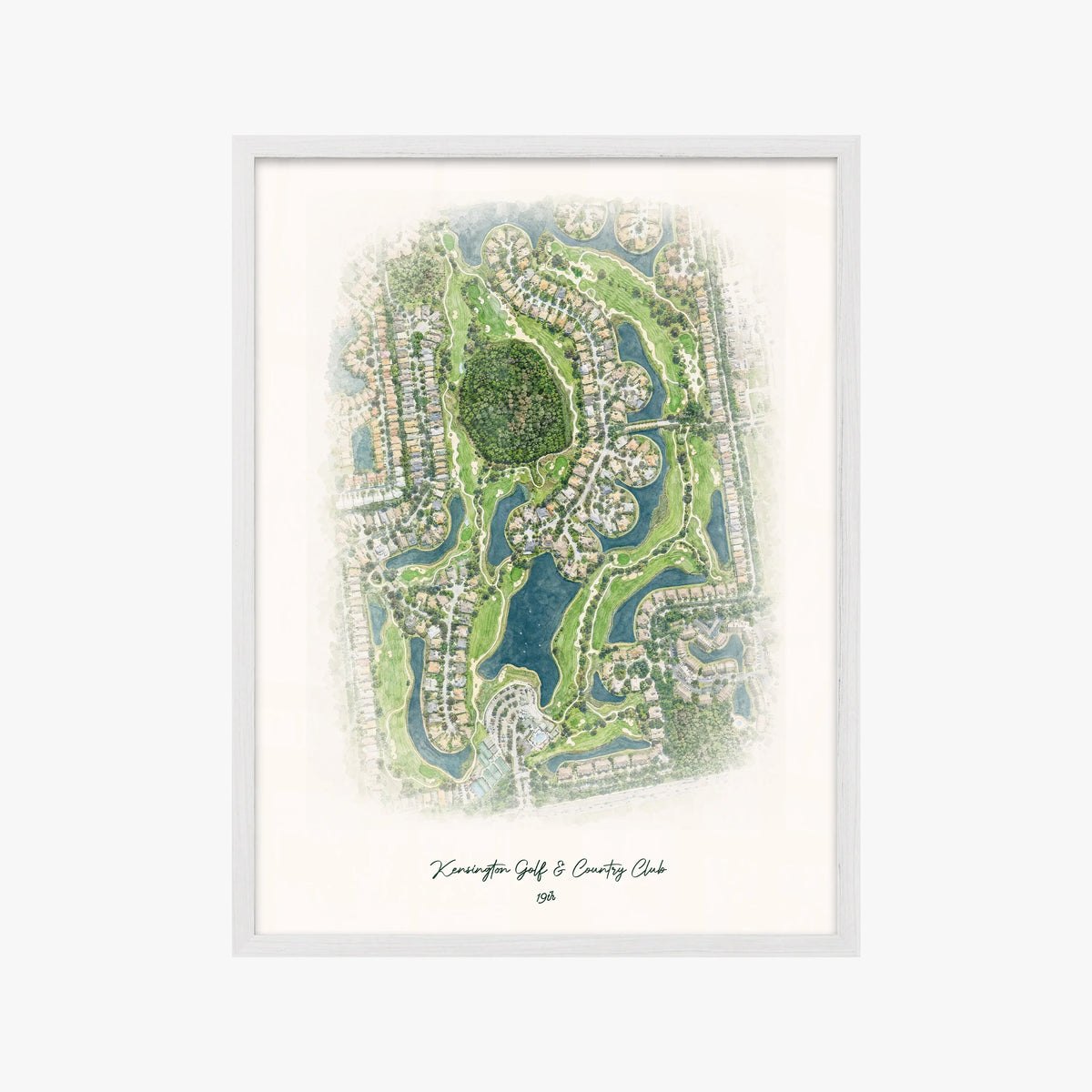 Kensington Golf & Country Club white frame