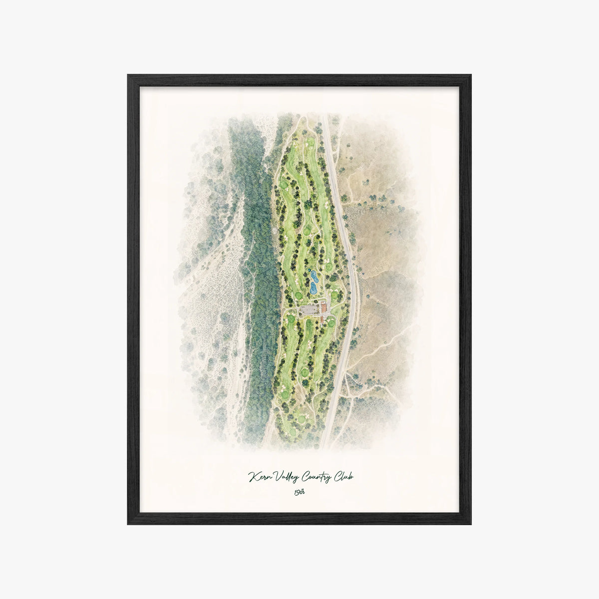 Kern Valley Country Club black frame
