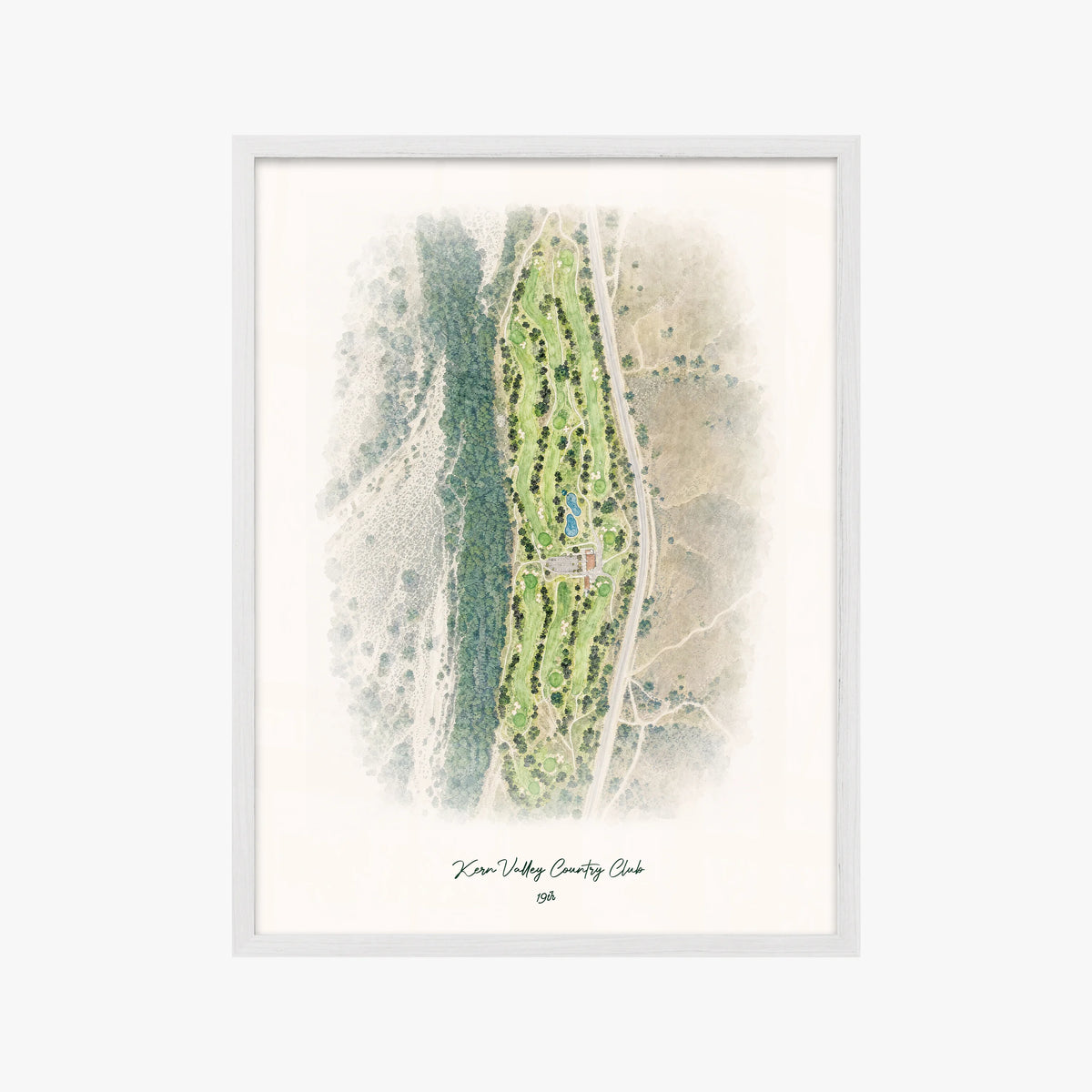 Kern Valley Country Club white frame