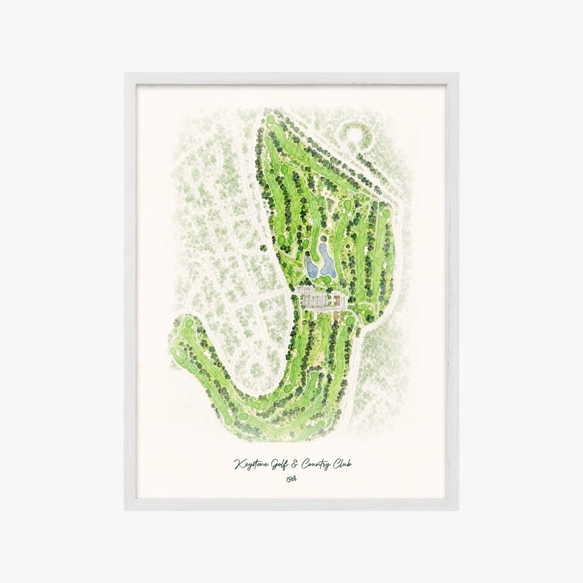 Keystone Golf & Country Club white frame