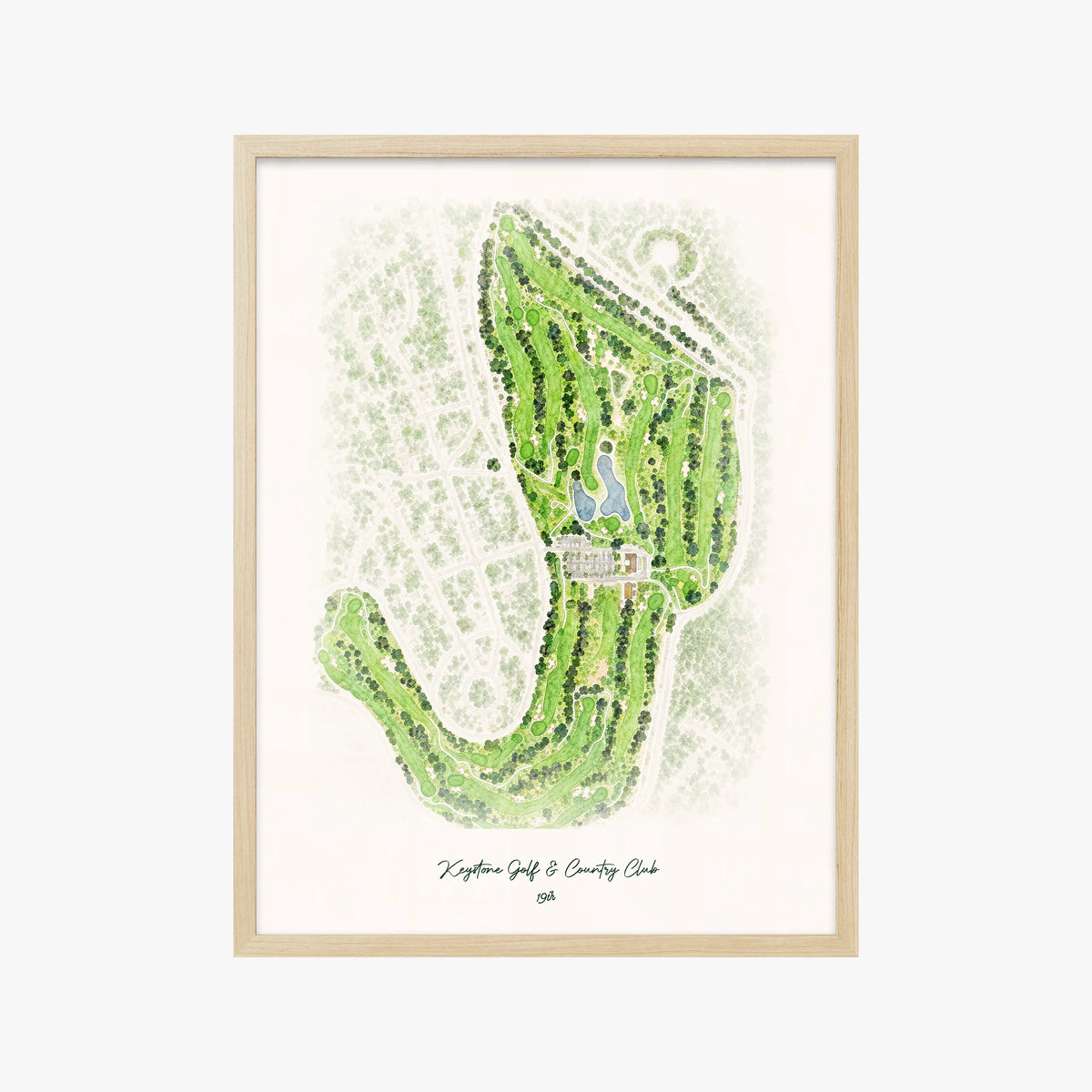 Keystone Golf & Country Club wood frame