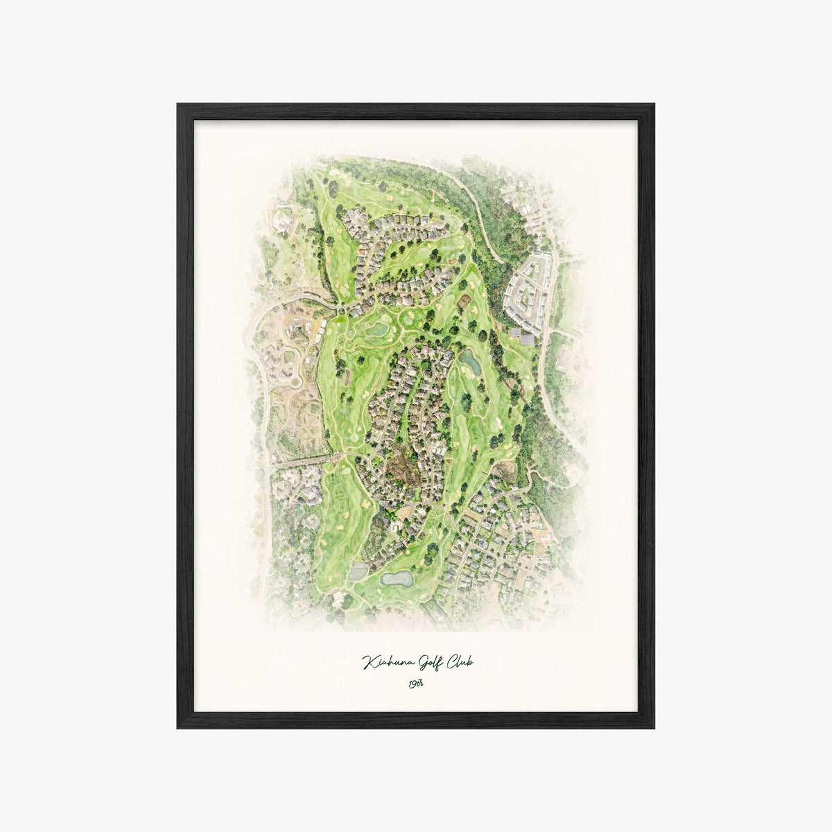 Kiahuna Golf Club black frame