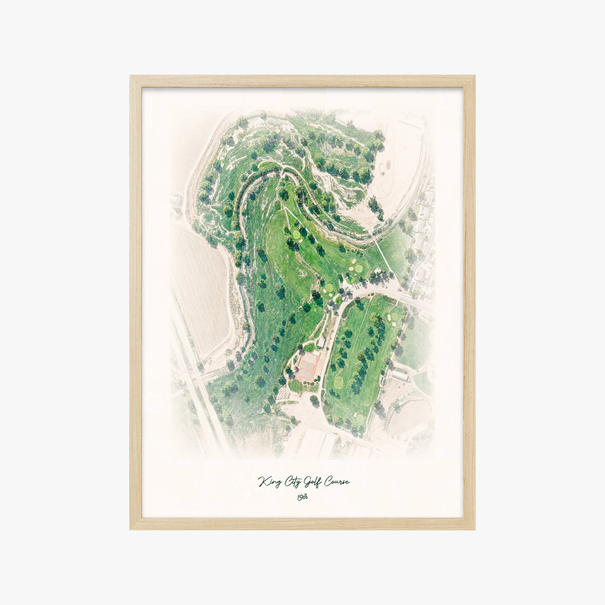 King City Golf Course wood frame