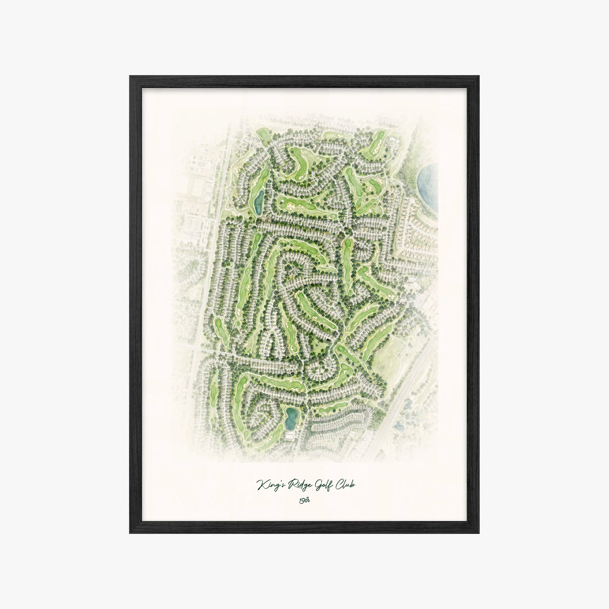 King's Ridge Golf Club black frame