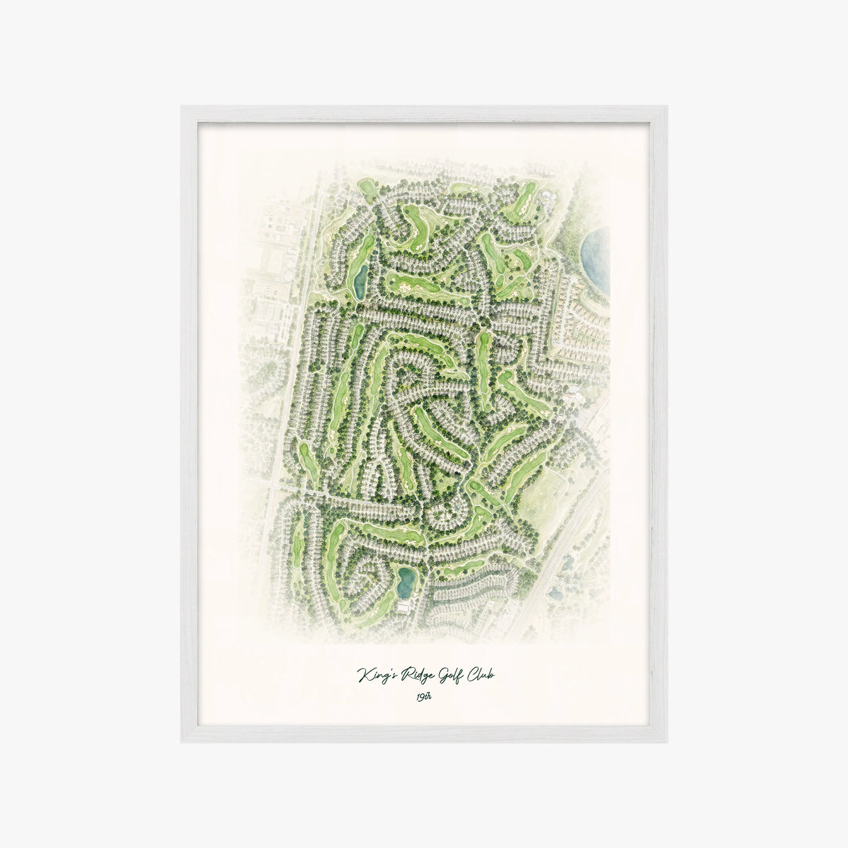 King's Ridge Golf Club white frame