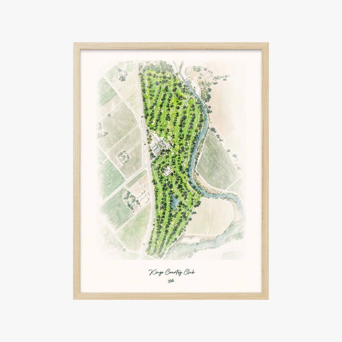 Kings Country Club wood frame