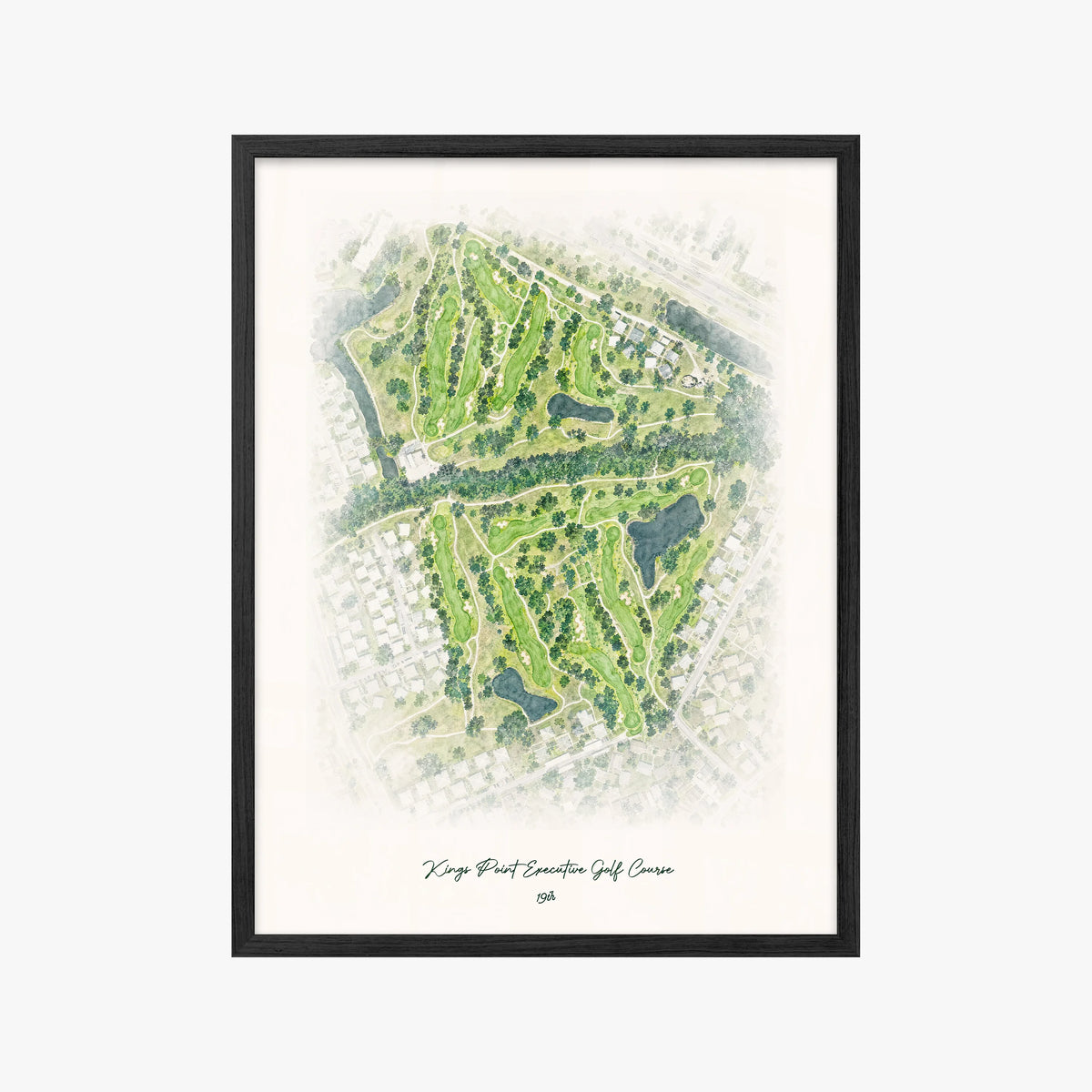 Kings Point Executive Golf Course black frame