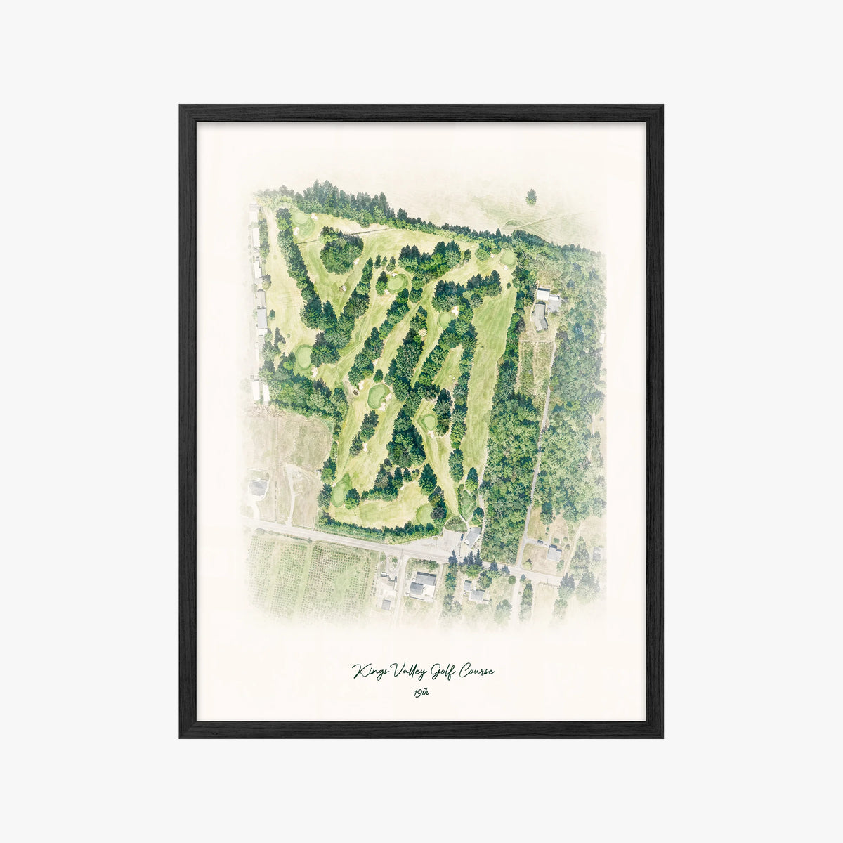 Kings Valley Golf Course black frame