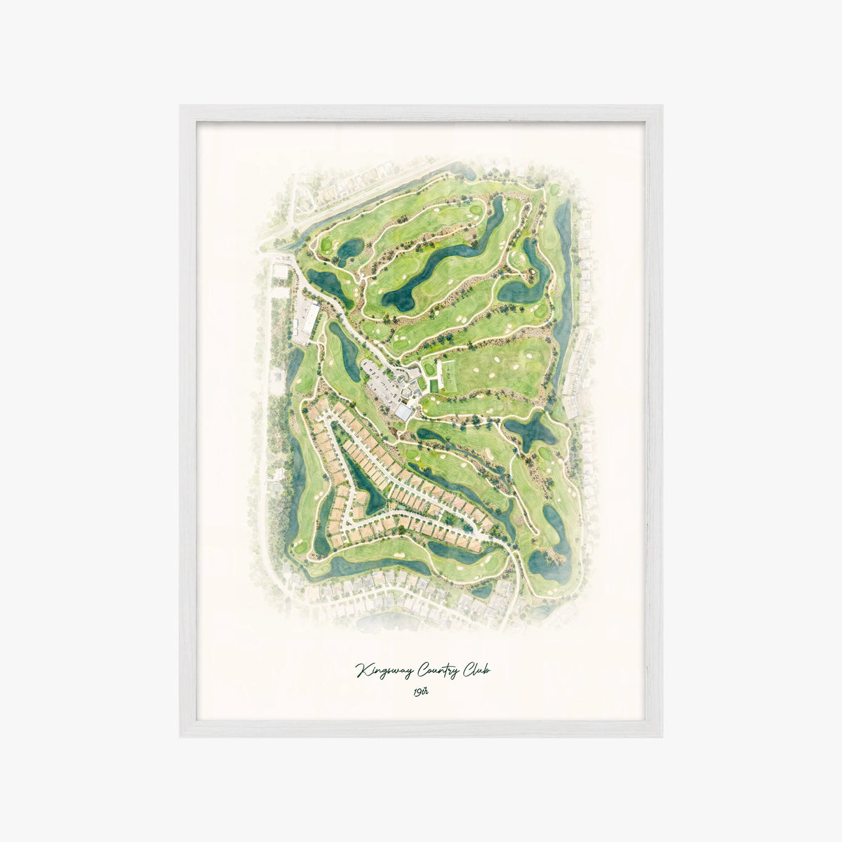 Kingsway Country Club white frame