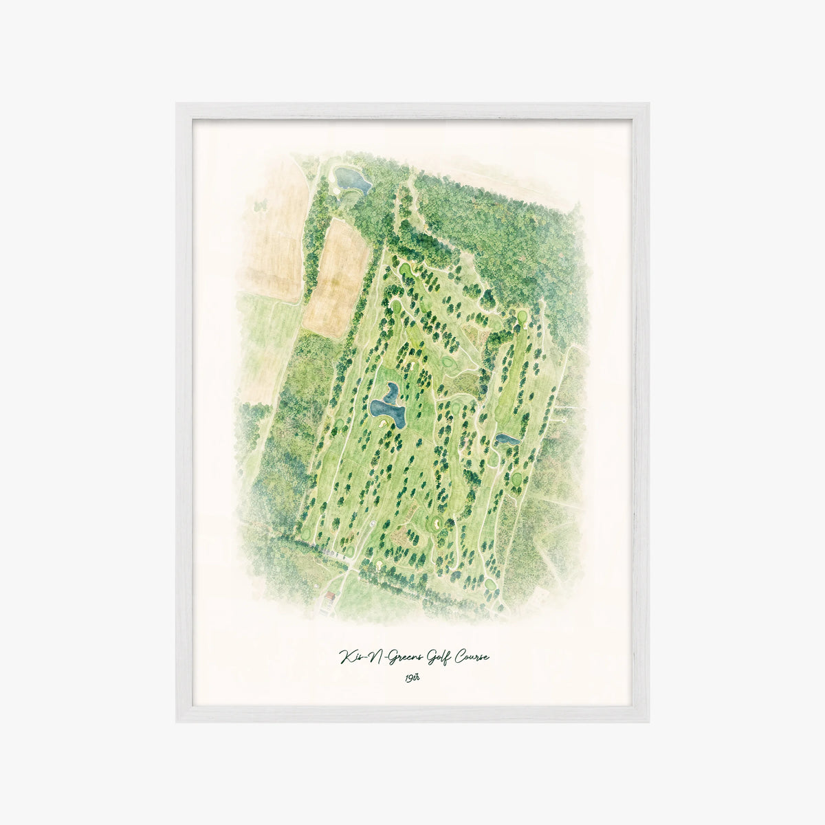 Kis-N-Greens Golf Course white frame