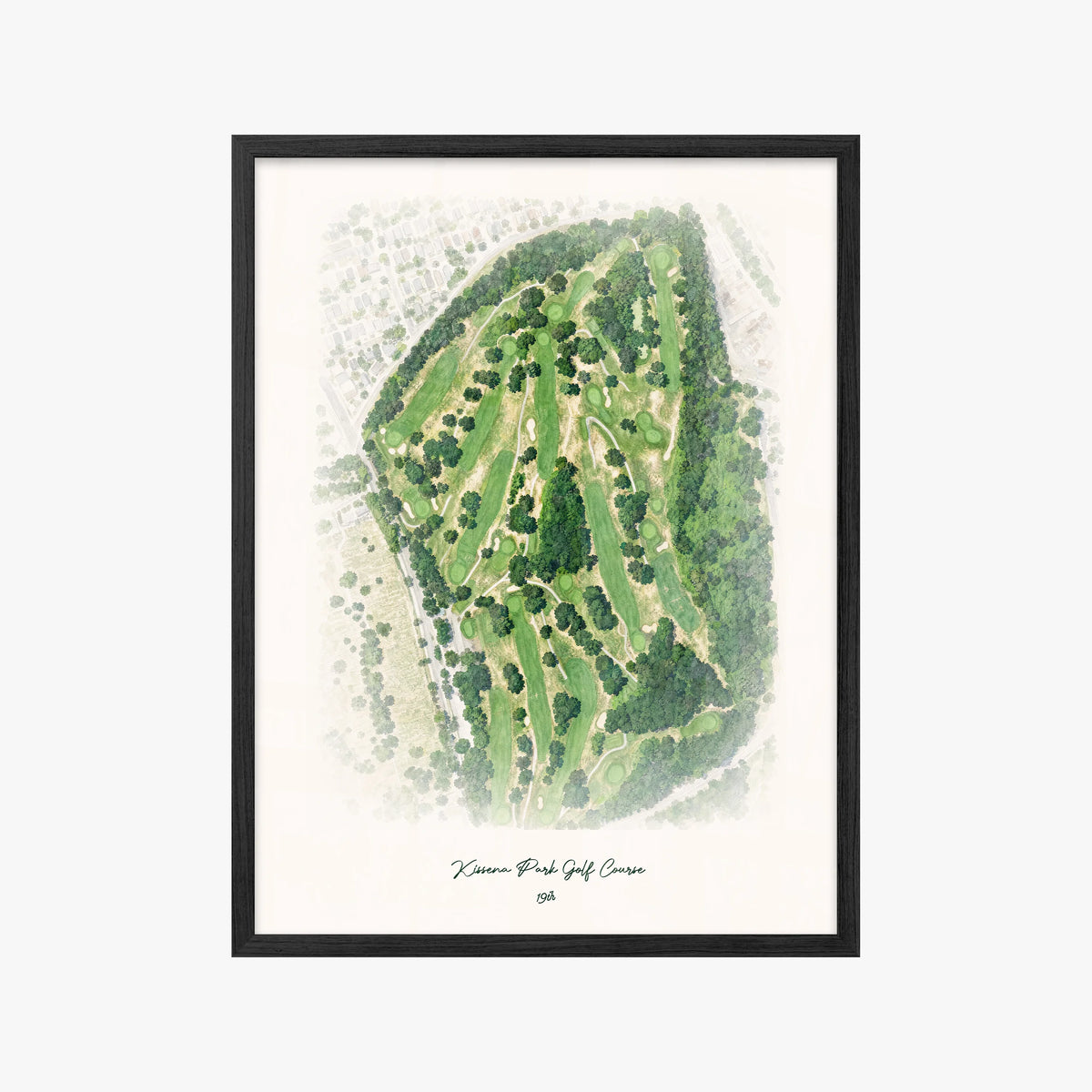 Kissena Park Golf Course black frame