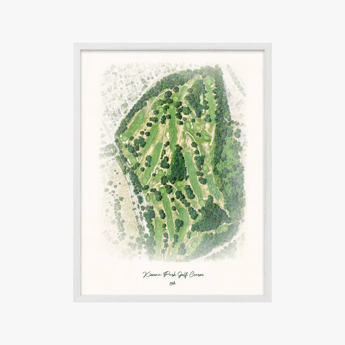 Kissena Park Golf Course white frame