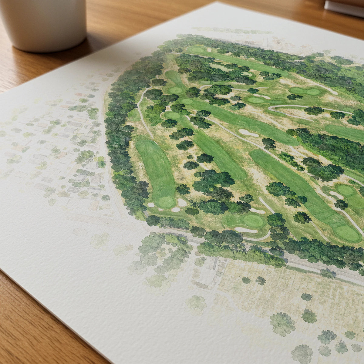 Kissena Park Golf Course mockup 4