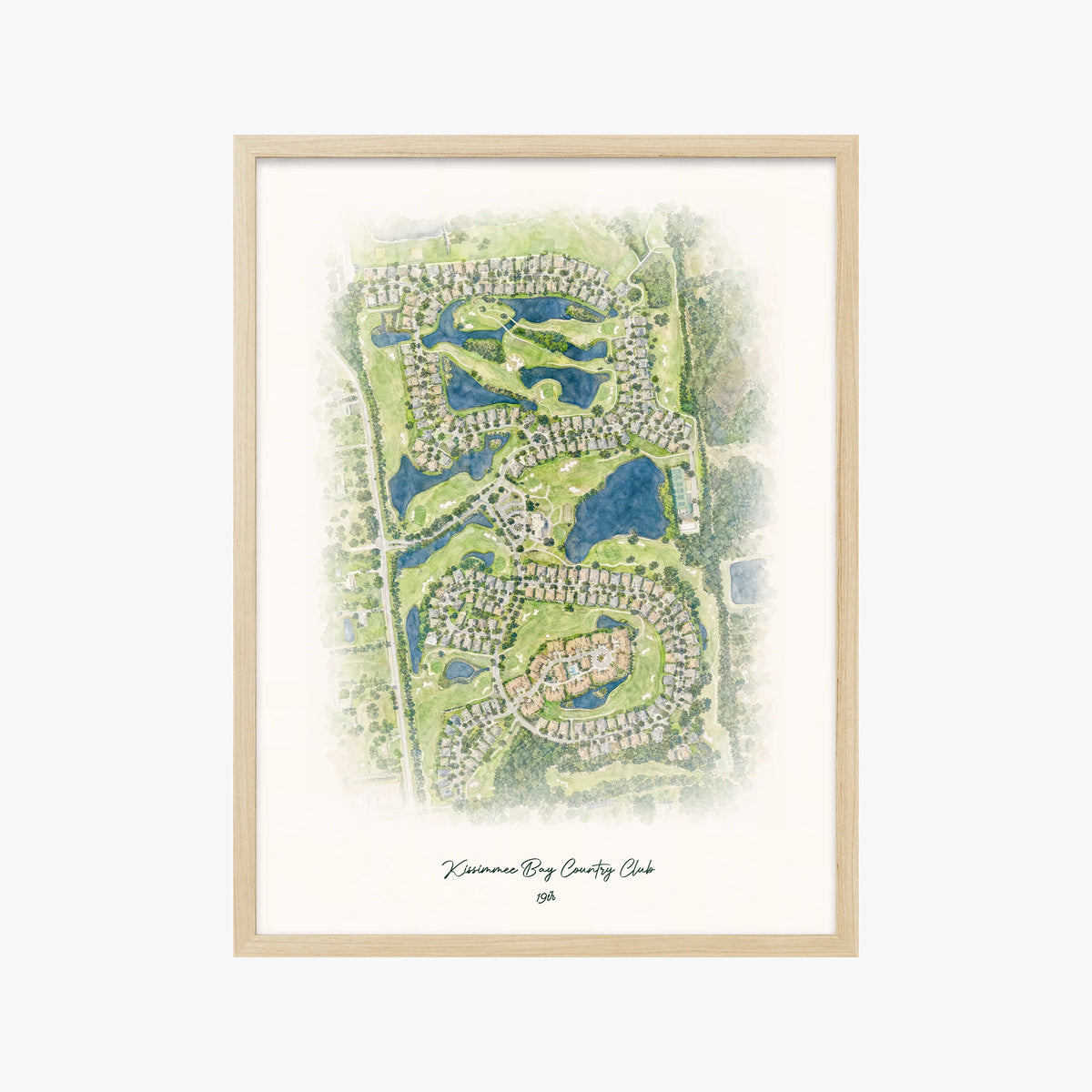 Kissimmee Bay Country Club wood frame