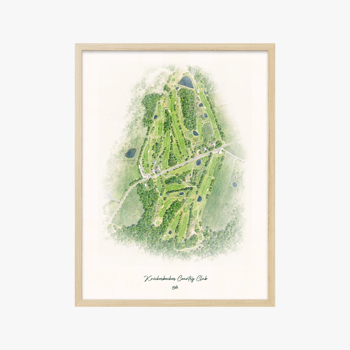 Knickerbocker Country Club wood frame