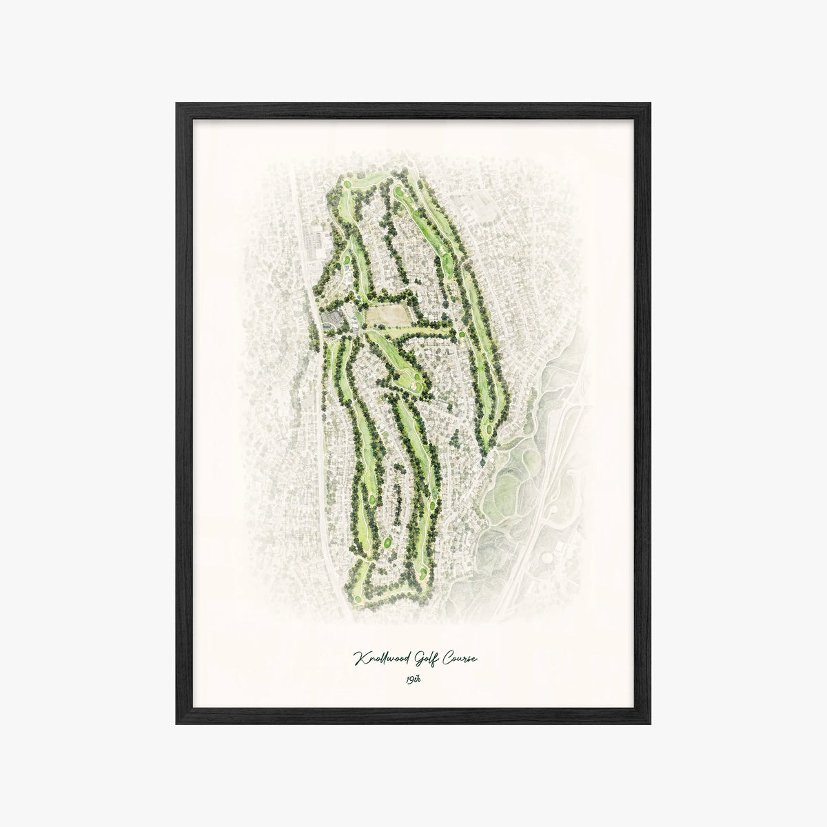 Knollwood Golf Course black frame