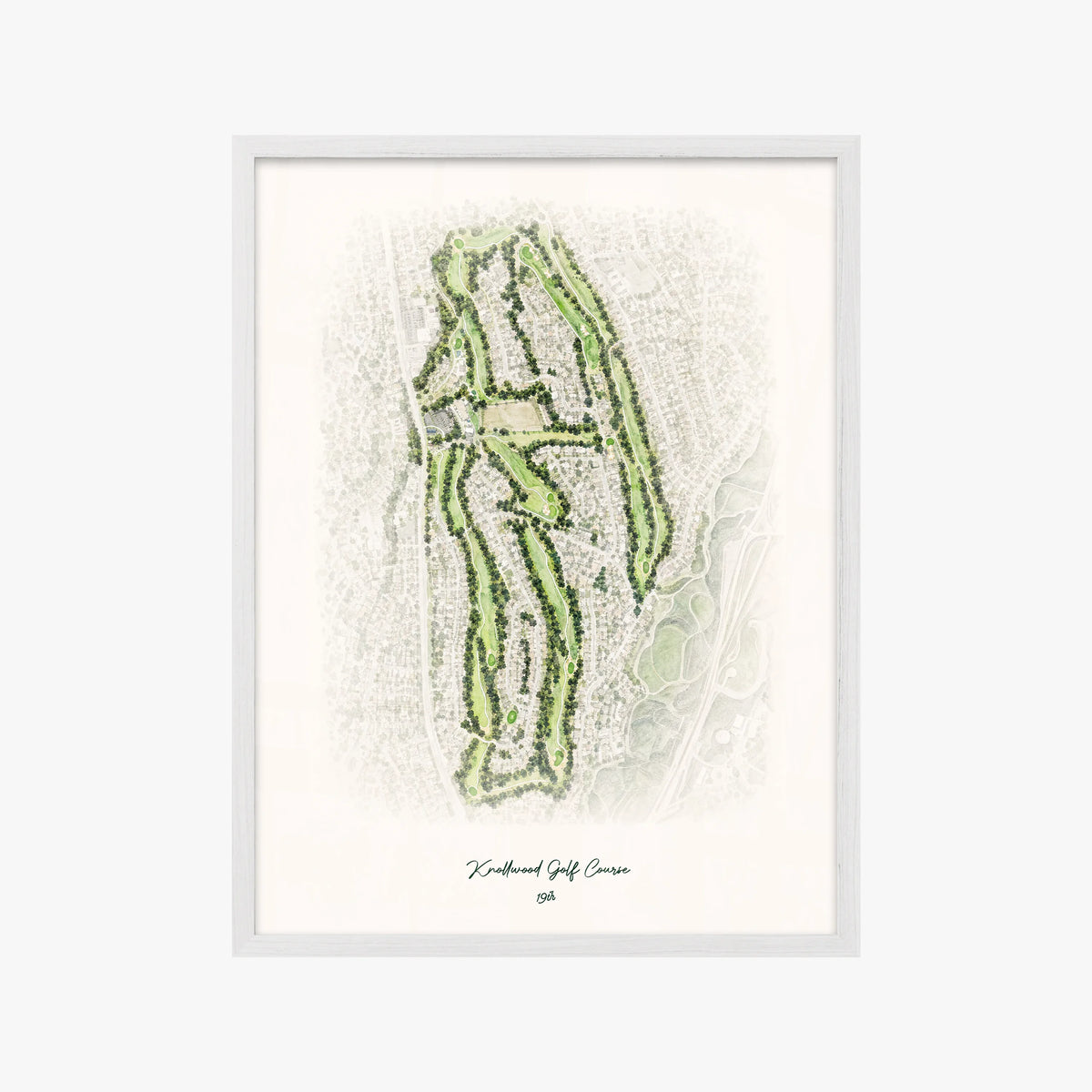 Knollwood Golf Course white frame