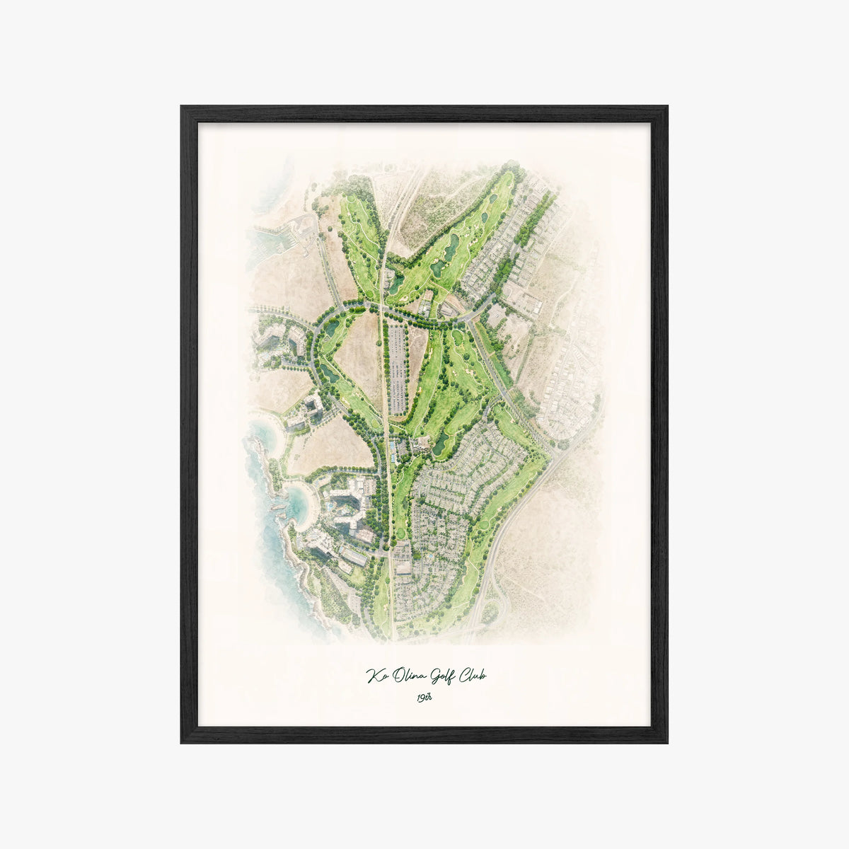 Ko Olina Golf Club black frame