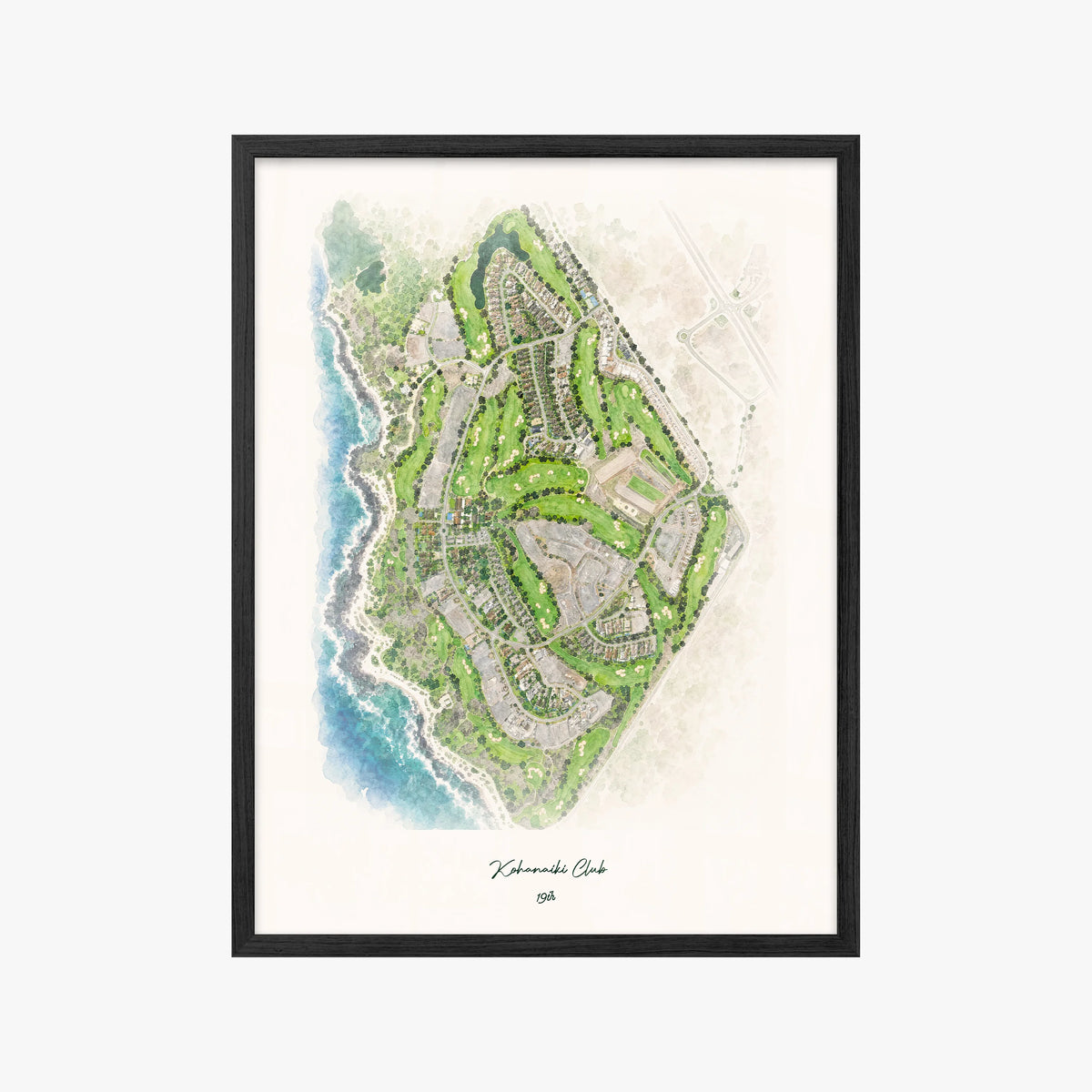 Kohanaiki Club black frame