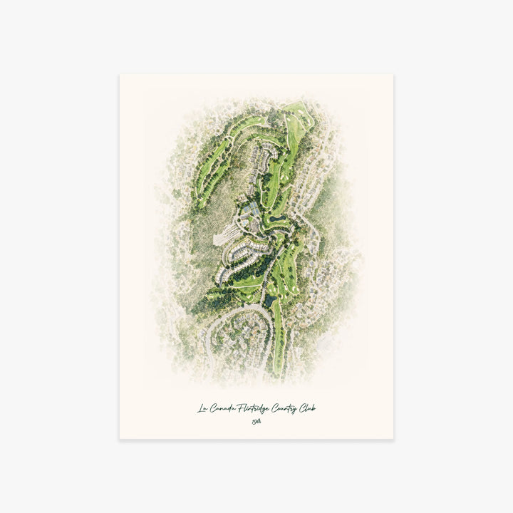 La Canada Flintridge Country Club printed artwork
