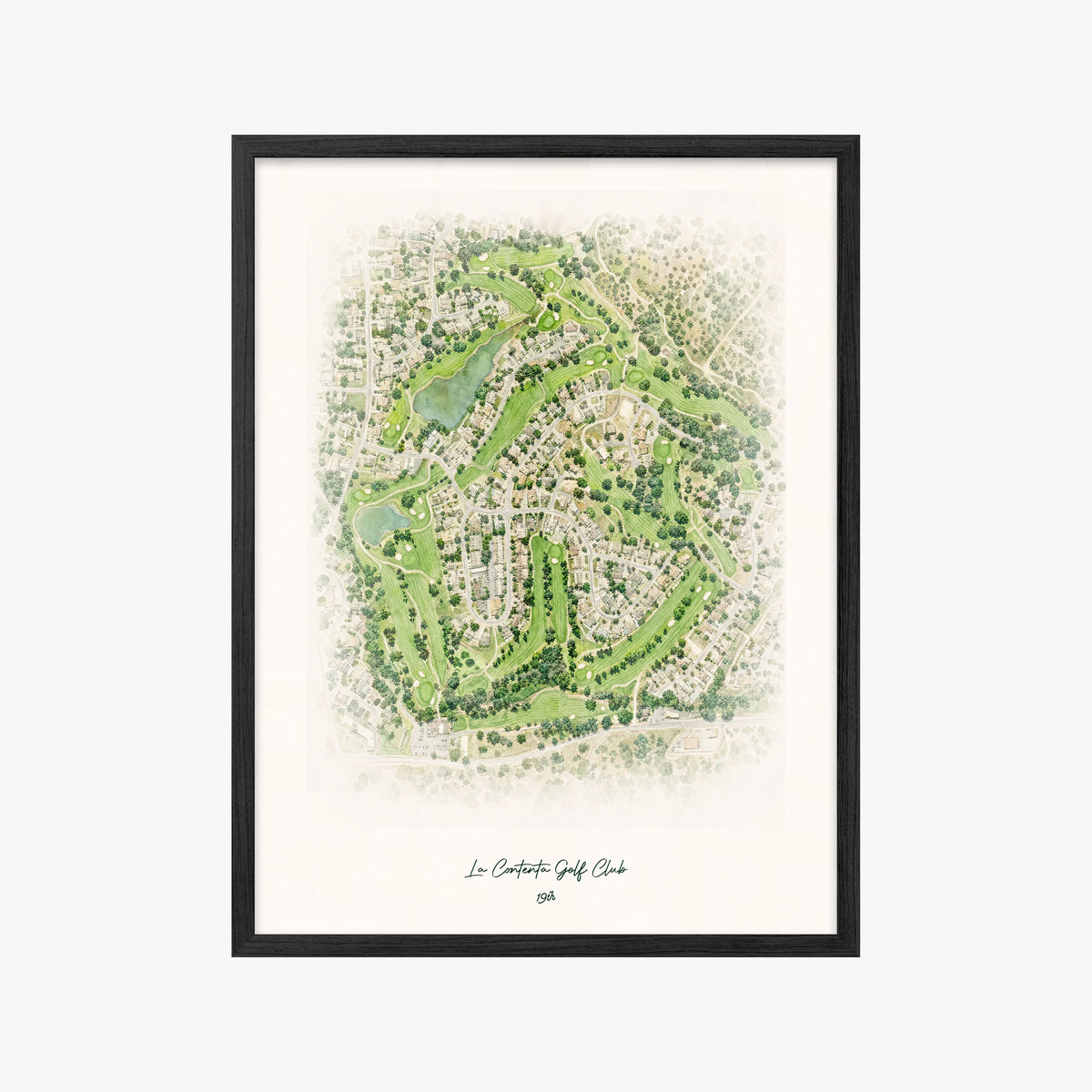 La Contenta Golf Club black frame