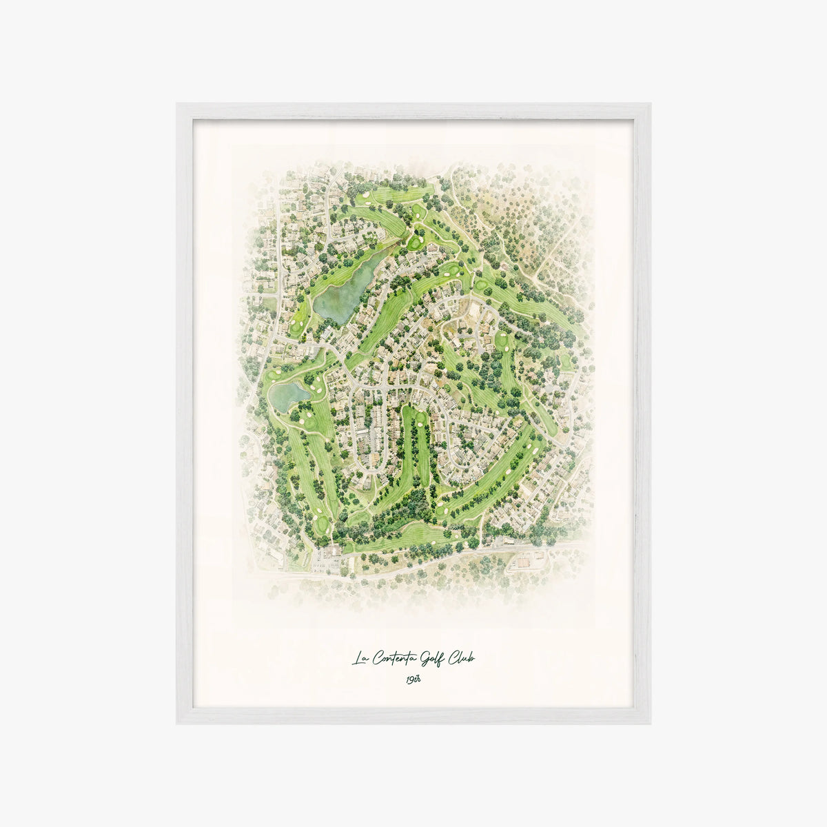 La Contenta Golf Club white frame