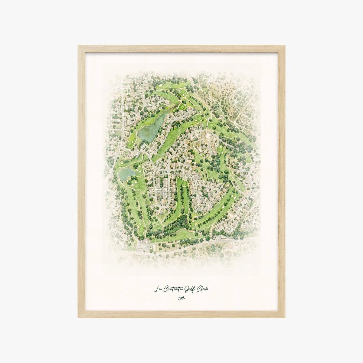 La Contenta Golf Club wood frame