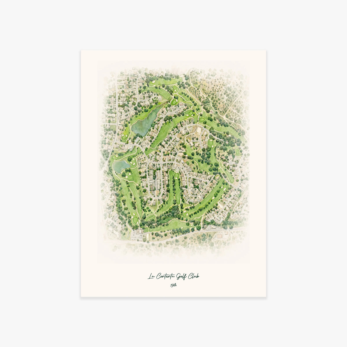 La Contenta Golf Club printed artwork