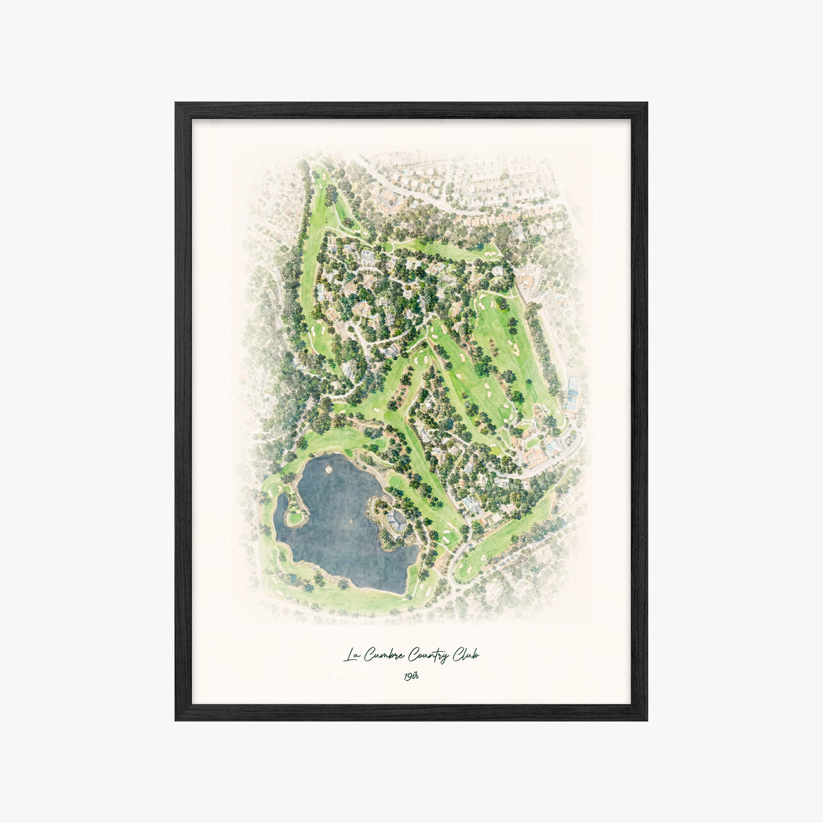La Cumbre Country Club black frame