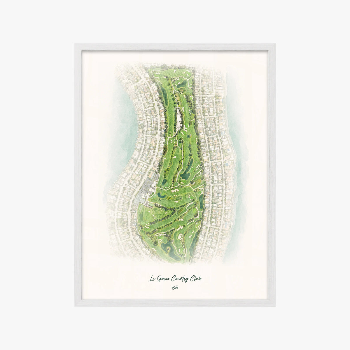 La Gorce Country Club white frame