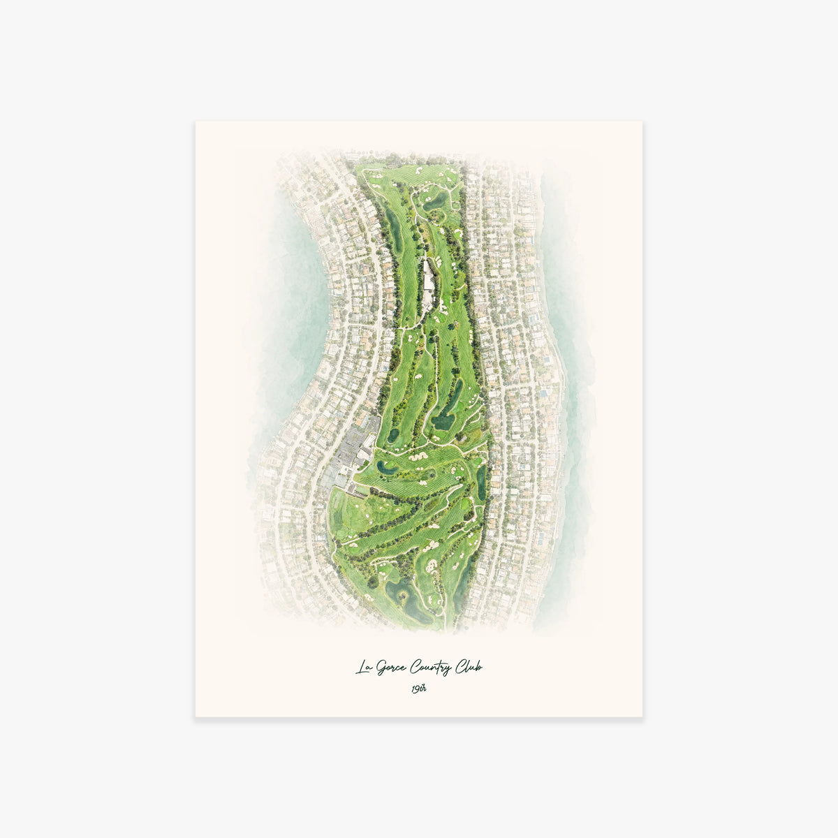 La Gorce Country Club printed artwork