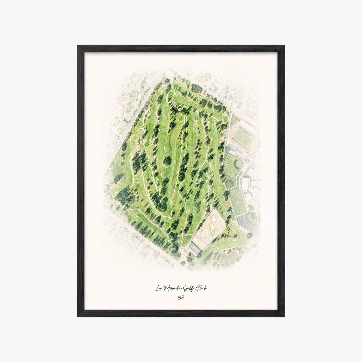 La Mirada Golf Club black frame
