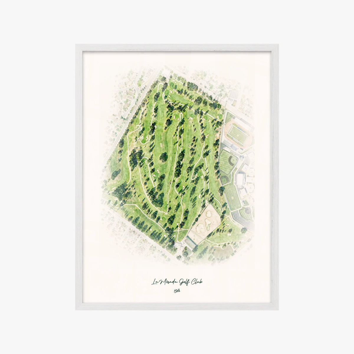 La Mirada Golf Club white frame