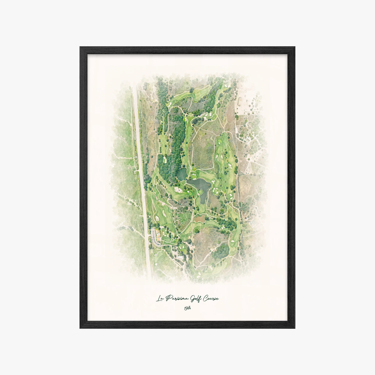 La Purisima Golf Course black frame