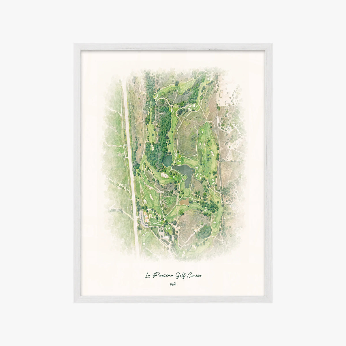 La Purisima Golf Course white frame