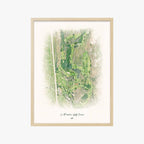 La Purisima Golf Course wood frame