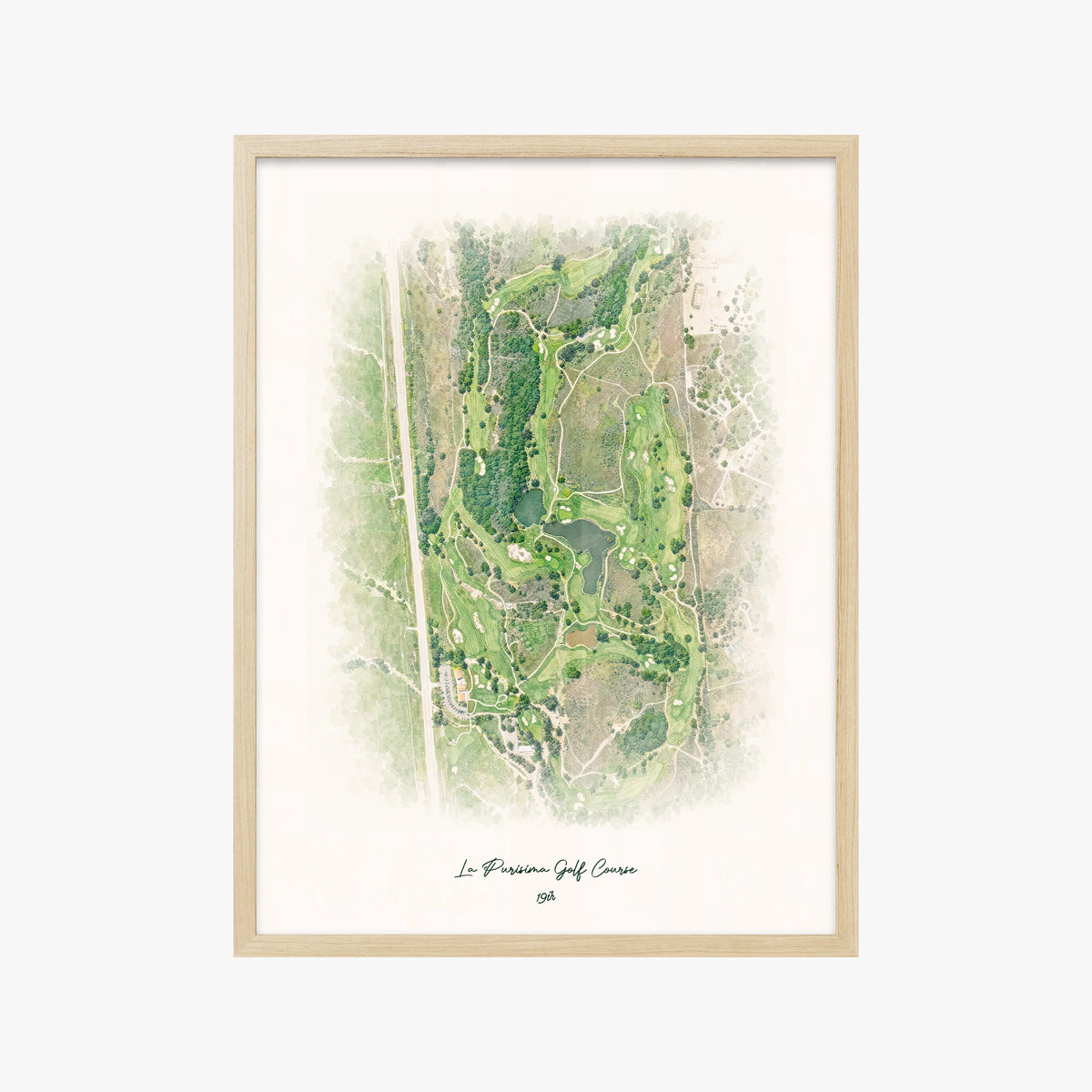 La Purisima Golf Course wood frame
