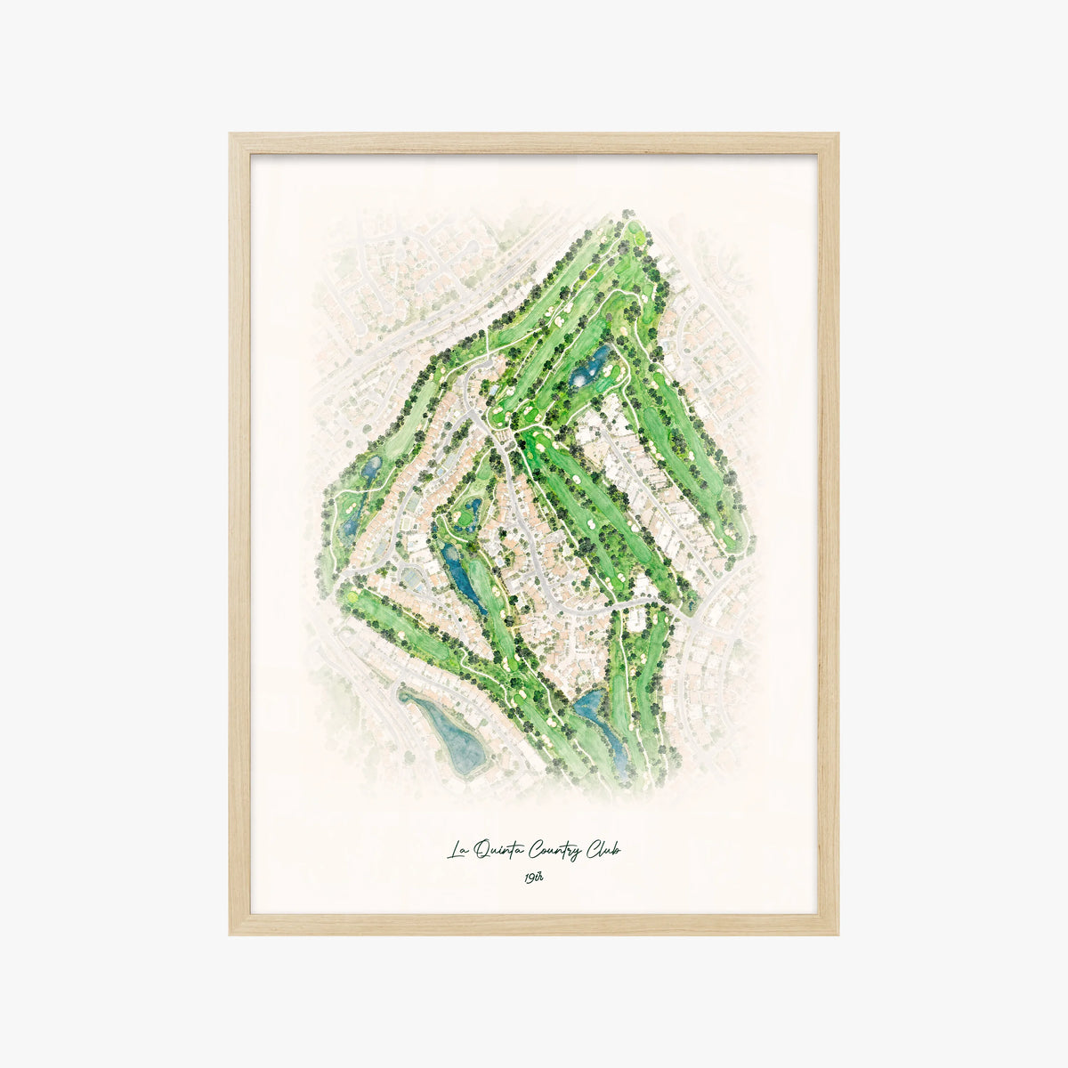La Quinta Country Club wood frame