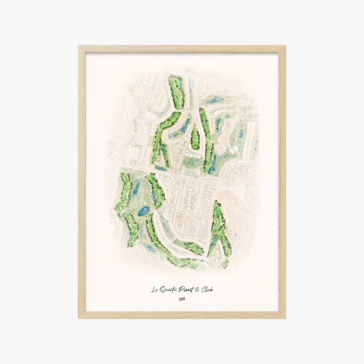 La Quinta Resort & Club wood frame