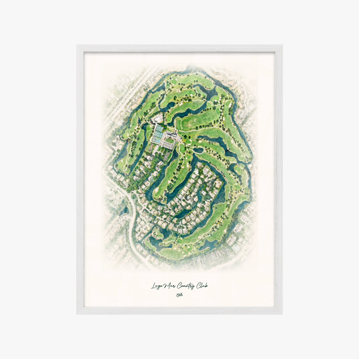 Lago Mar Country Club white frame