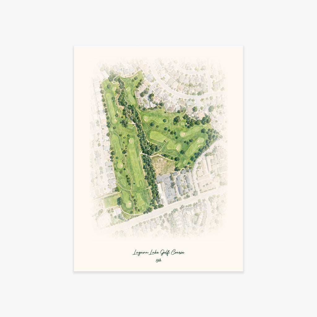 Laguna Lake Golf Course printed artwork