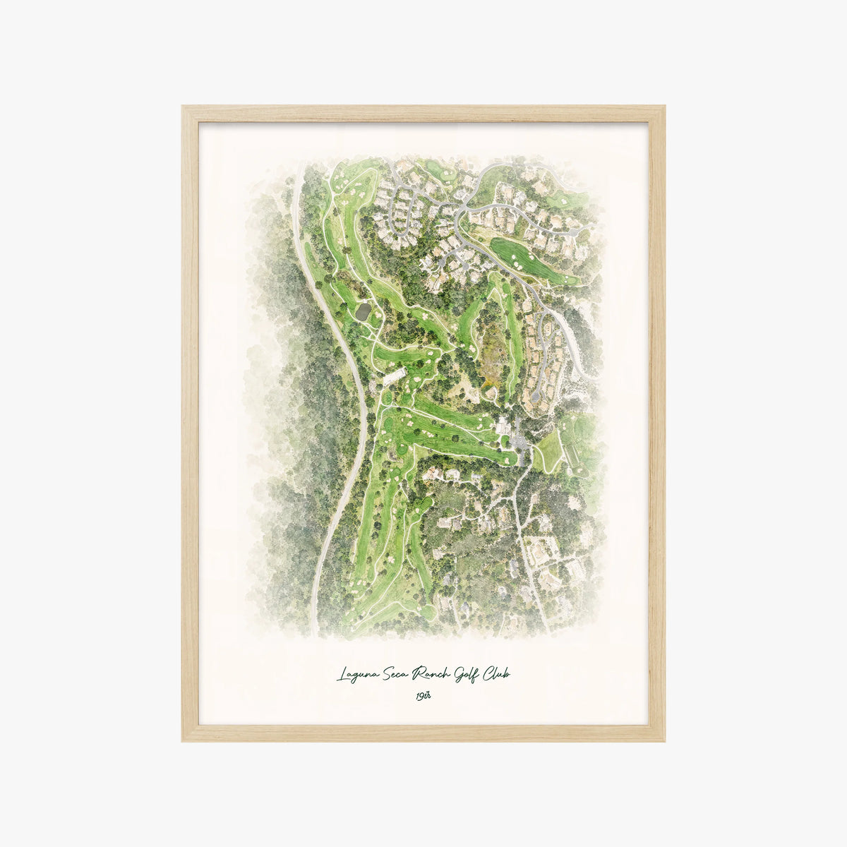 Laguna Seca Ranch Golf Club wood frame